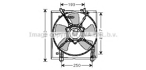 PRASCO MT7518 Fan, radiator